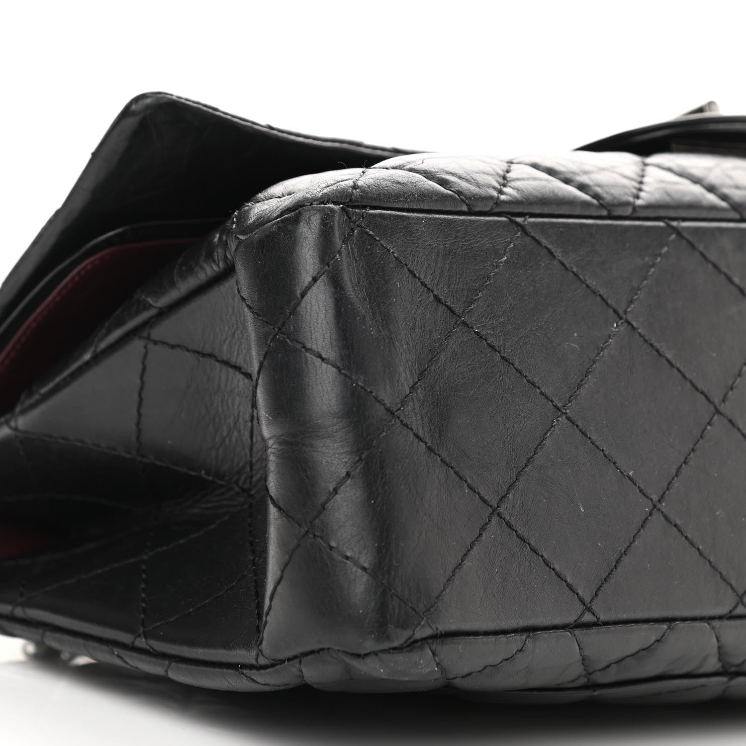 Chanel Aged Calfskin Quilted 2.55 Reissue 226 Flap Black 9 of 10