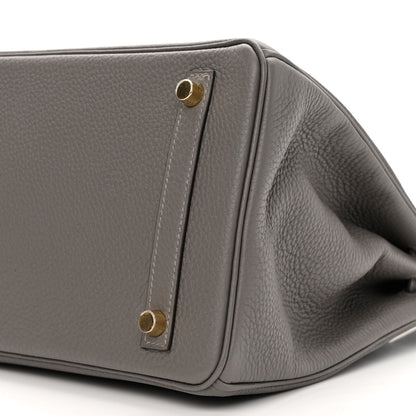 Hermes Togo Birkin 30 Etain 10 of 11
