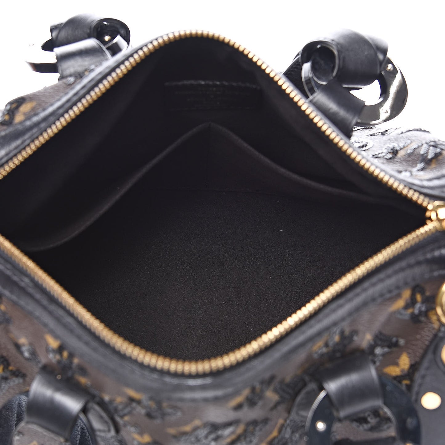 Monogram Sequins Eclipse Speedy 28 Black