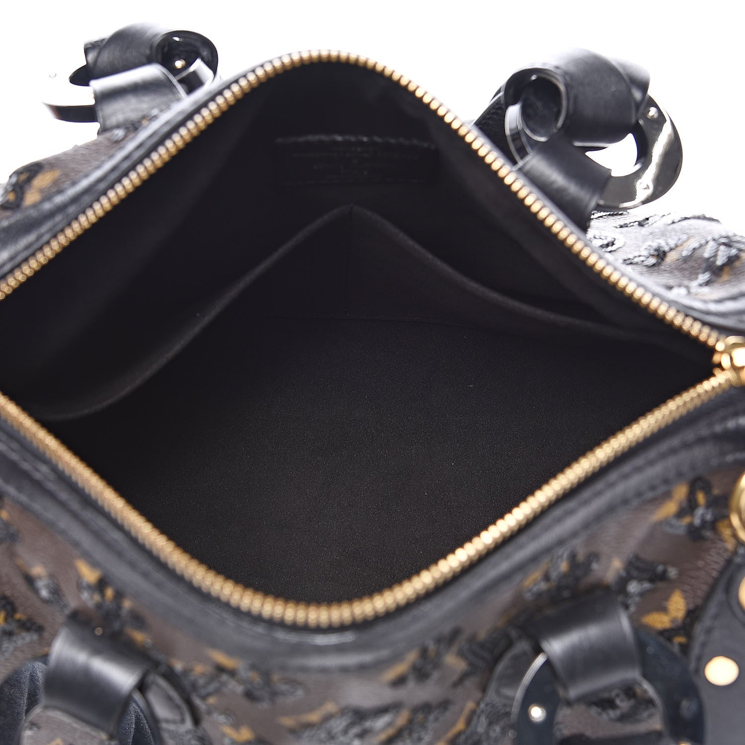 Louis Vuitton Monogram Sequins Eclipse Speedy 28 Black 5 of 13