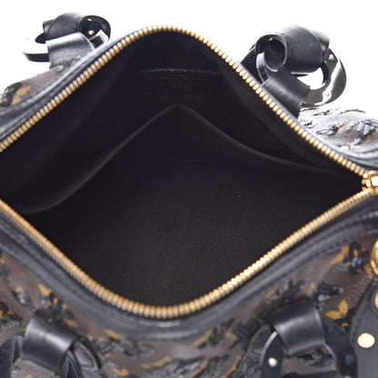 Louis Vuitton Monogram Sequins Eclipse Speedy 28 Black 5 of 13
