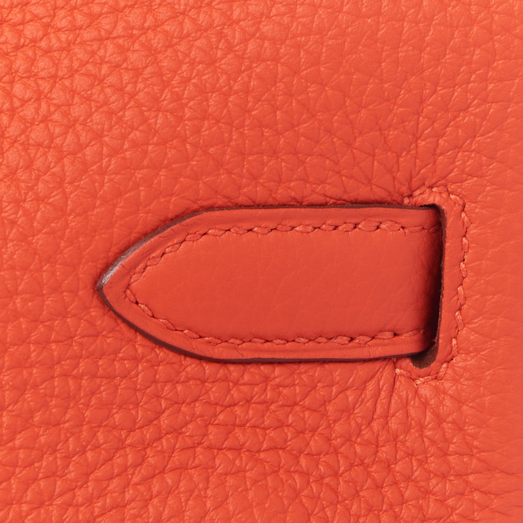 Hermes Togo Birkin 30 Capucine 8 of 31