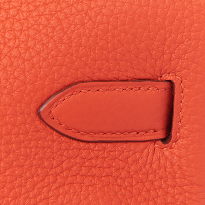 Hermes Togo Birkin 30 Capucine 8 of 31