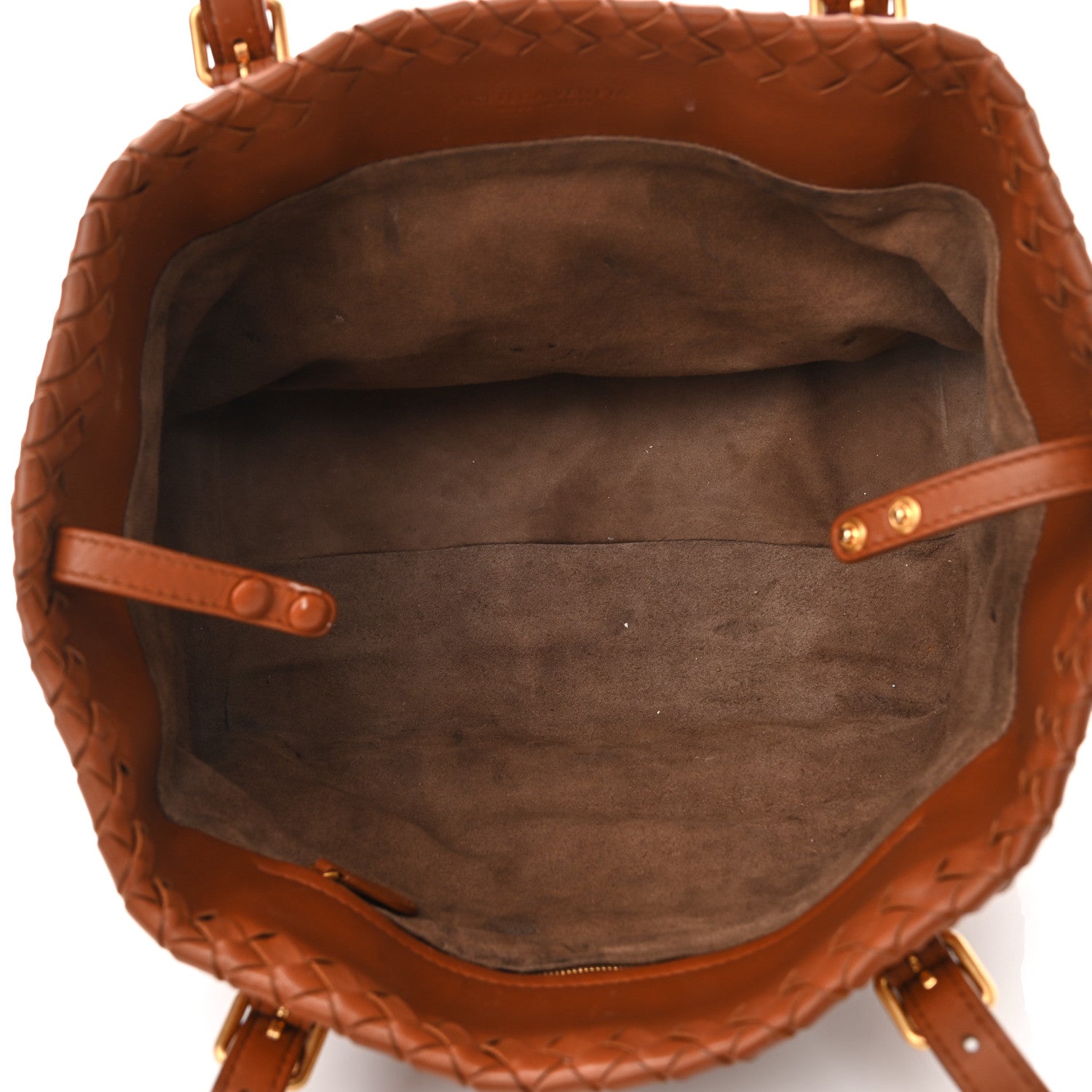 Bottega Veneta Nappa Intrecciato Seamless Tote Dark Calvados 5 of 17