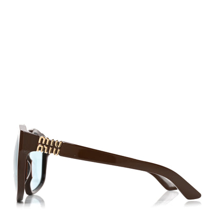 Miu Miu Acetate Square Sunglasses SMU A07 Brown 3 of 6