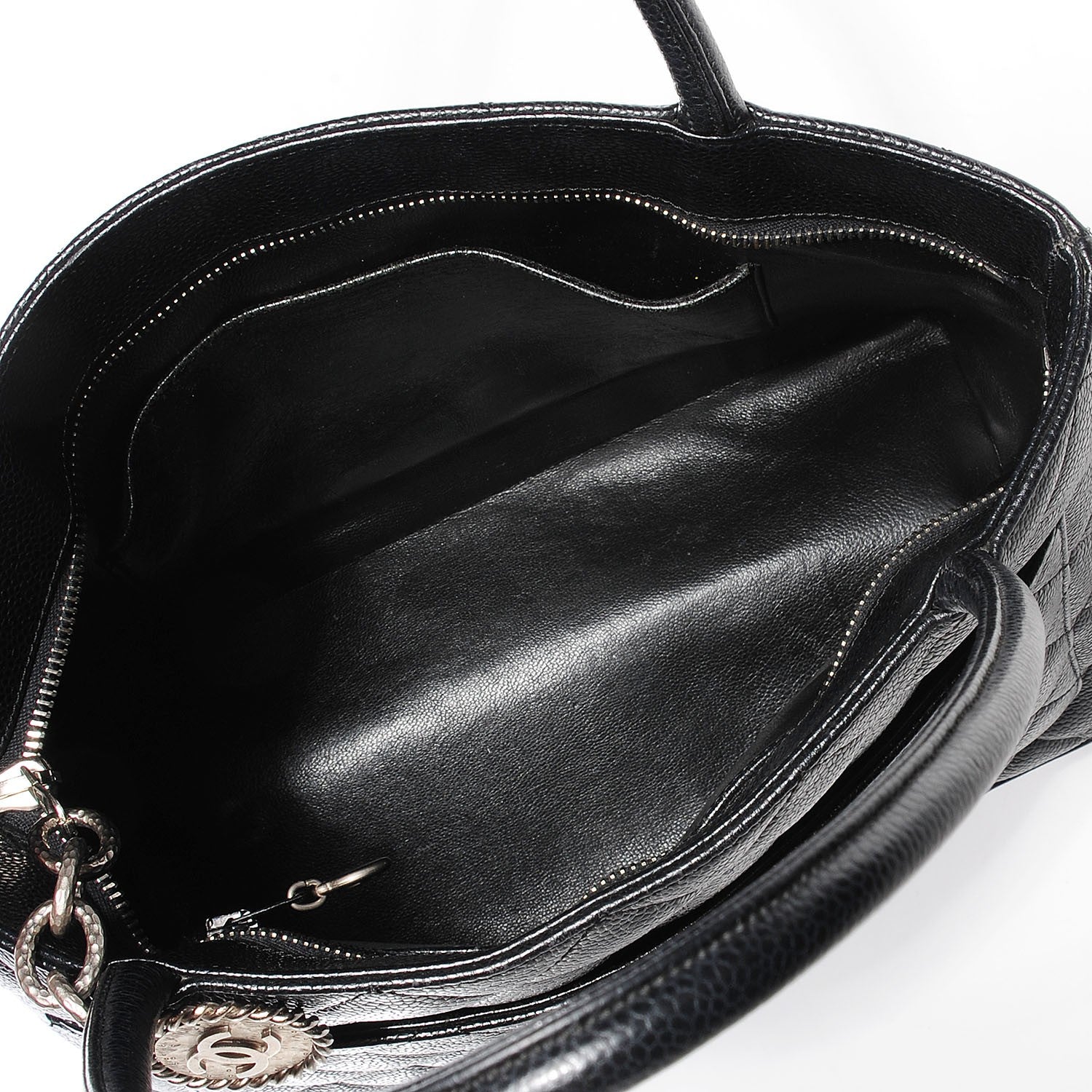 Chanel Caviar Quilted Medallion Tote Black 5 of 7
