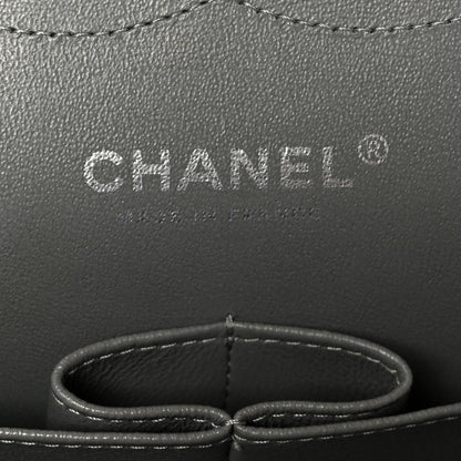 Chanel Caviar Quilted Jumbo Double Flap Grey 6 of 11