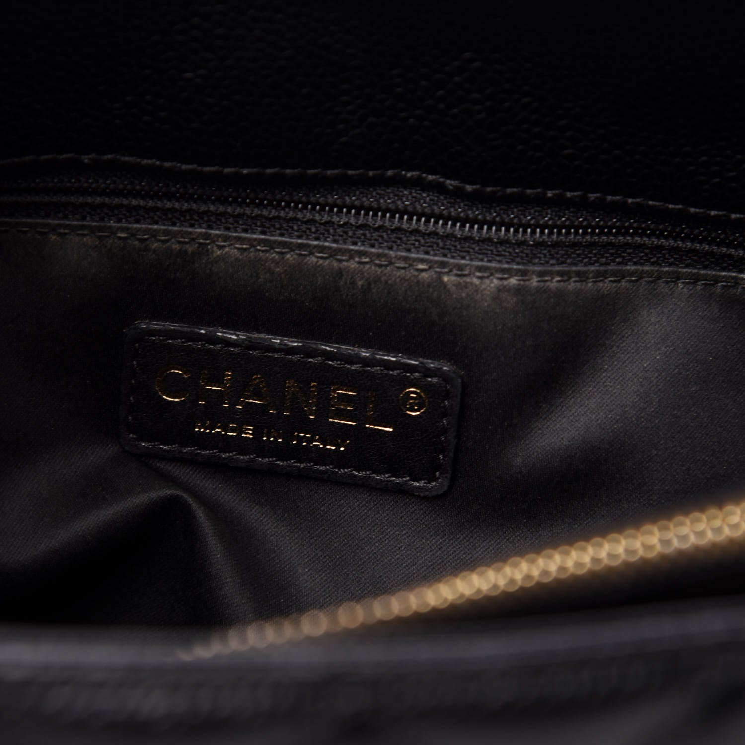 Chanel Caviar Quilted Grand Shopping Tote GST Black 6 of 11