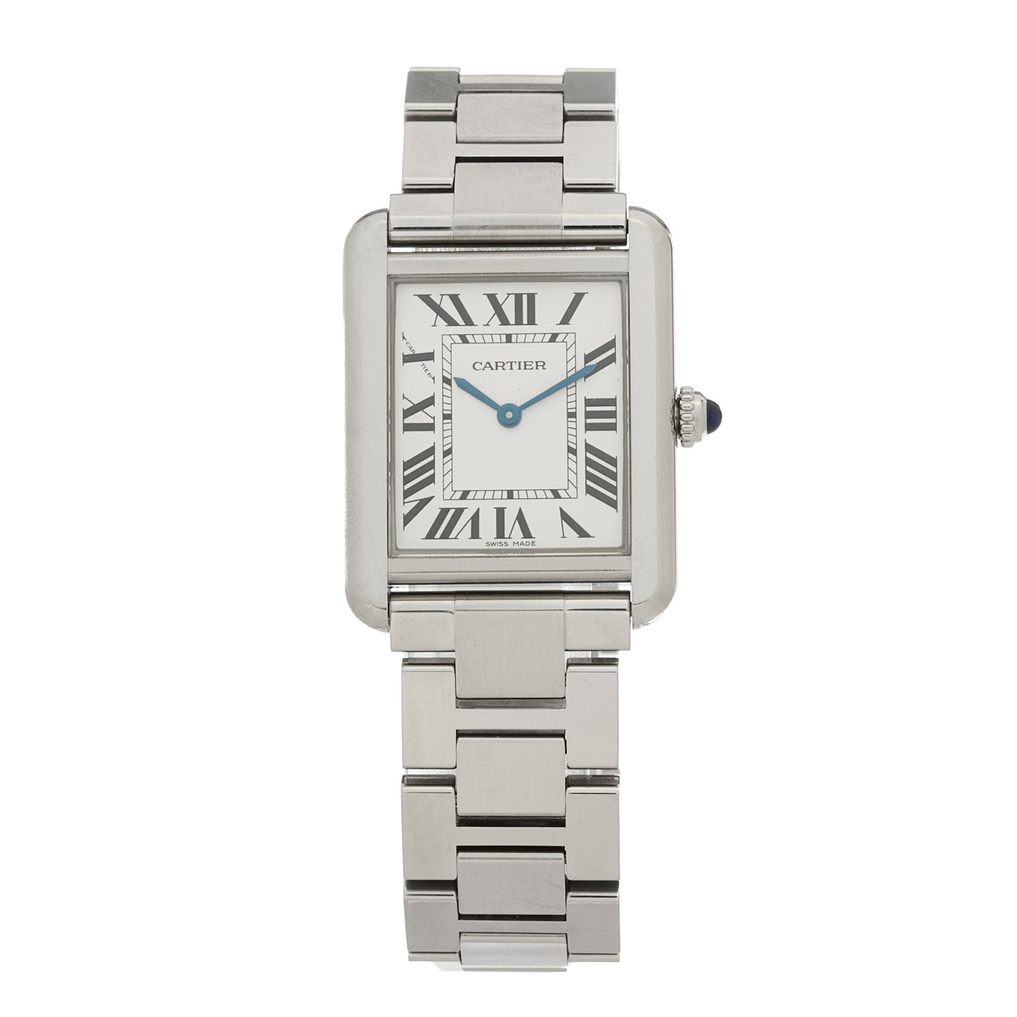 Stainless Steel 24mm Tank Solo Quartz Watch
