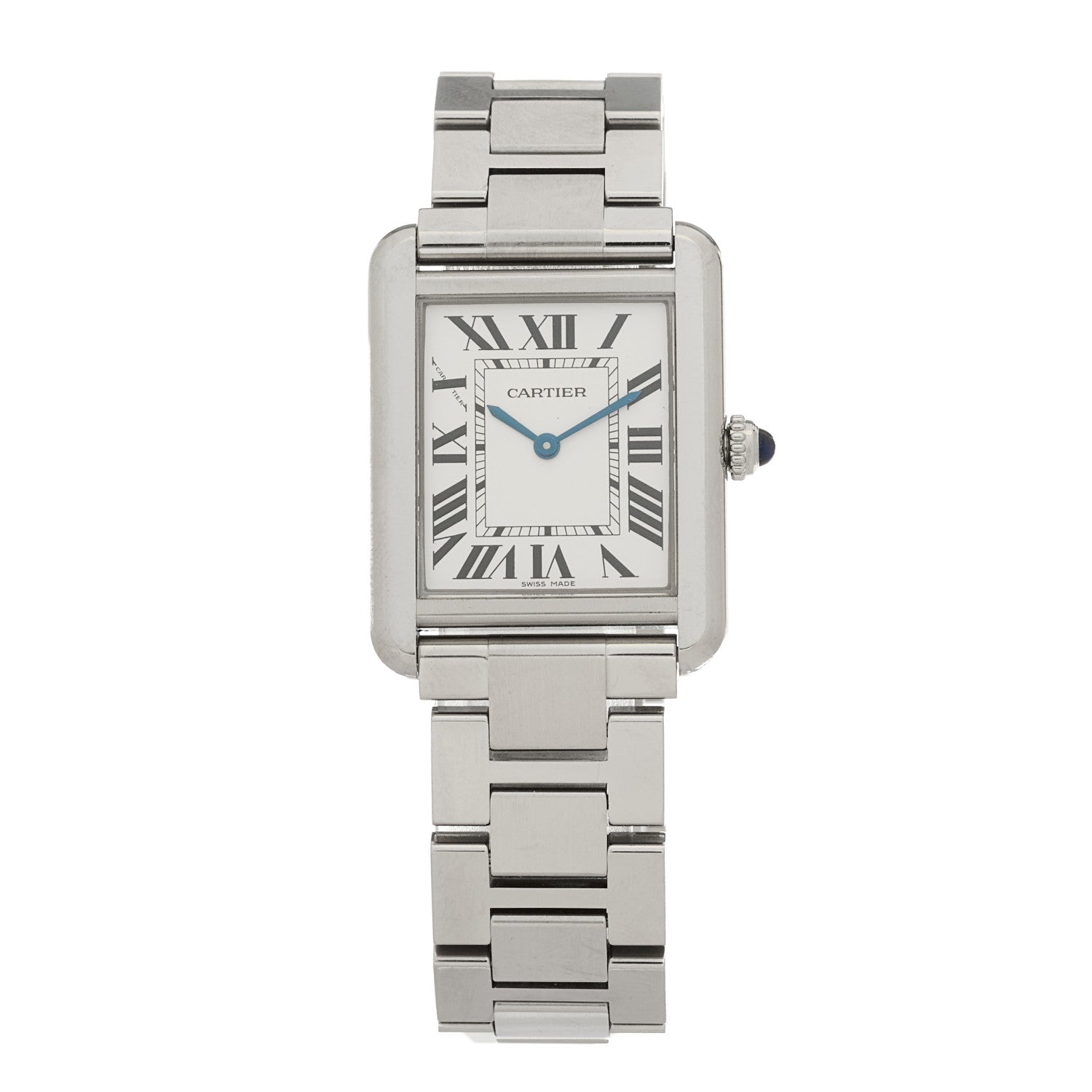 Cartier Stainless Steel 24mm Tank Solo Quartz Watch 1 of 5