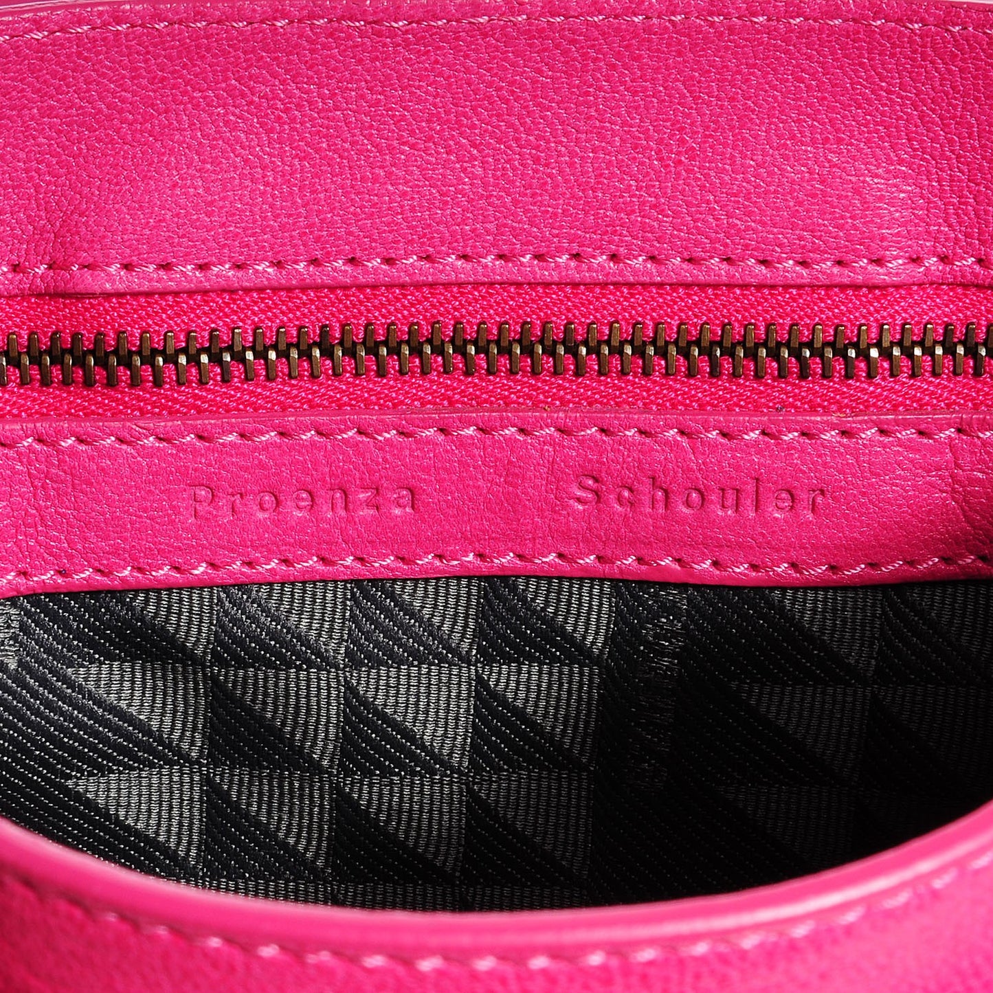 Lambskin PS1 Mini Pouch Messenger Bag Raspberry