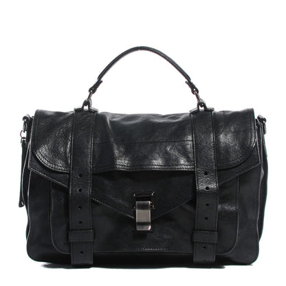 Proenza Schouler Lambskin Medium PS1 Satchel Black 1 of 25