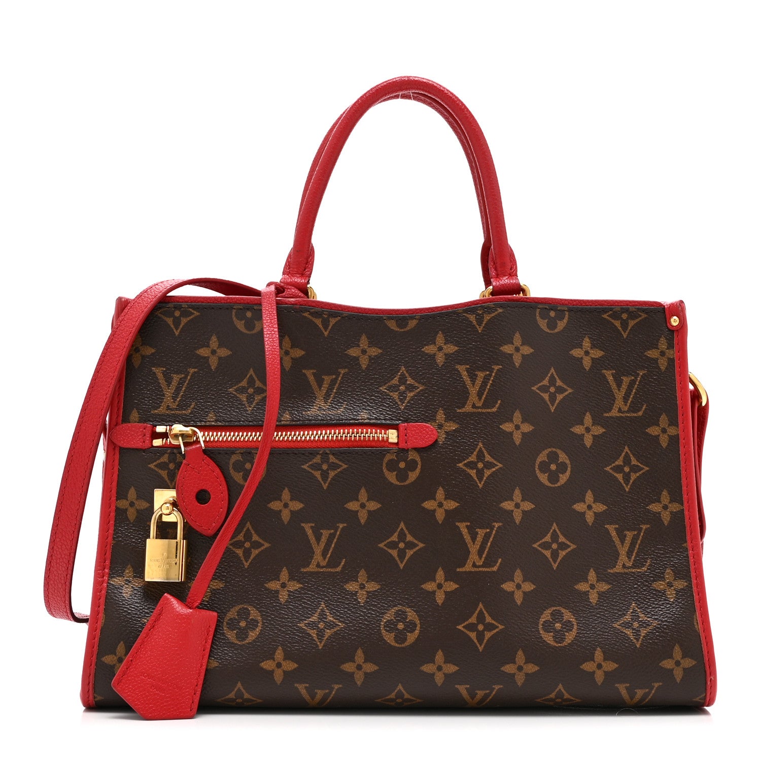 Louis Vuitton Monogram Popincourt PM Red 1 of 10
