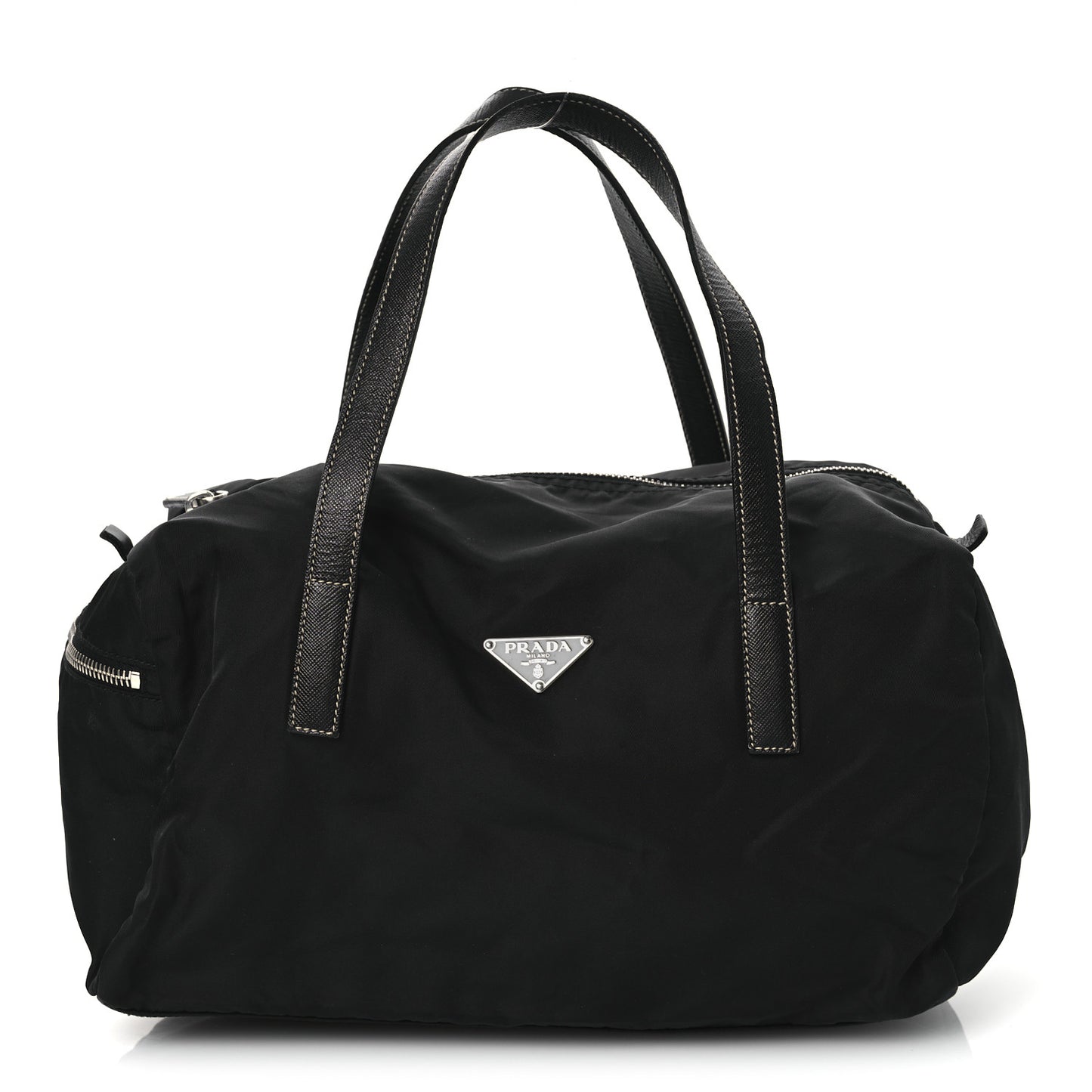 Tessuto Nylon Semitracolla Shoulder Bag Black