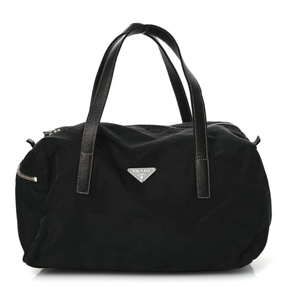 Prada Tessuto Nylon Semitracolla Shoulder Bag Black 8 of 12
