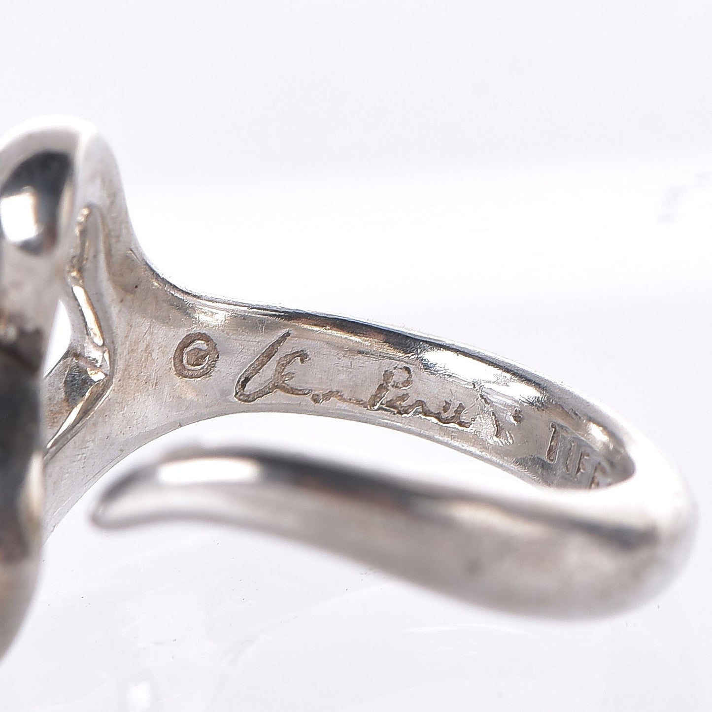 Elsa Peretti Sterling Silver Open Heart Ring 52 6