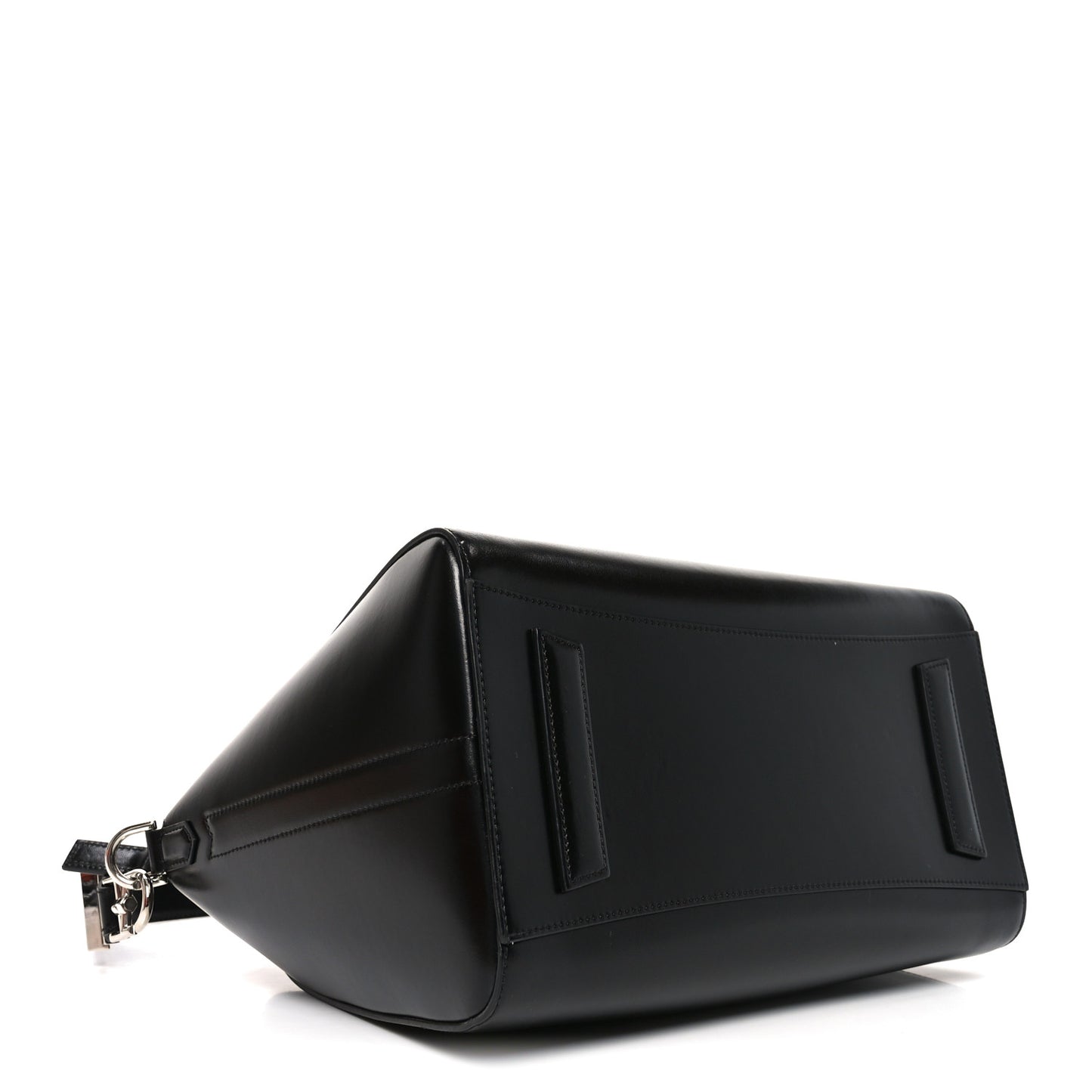 Shiny Lord Calfskin Medium Antigona Black