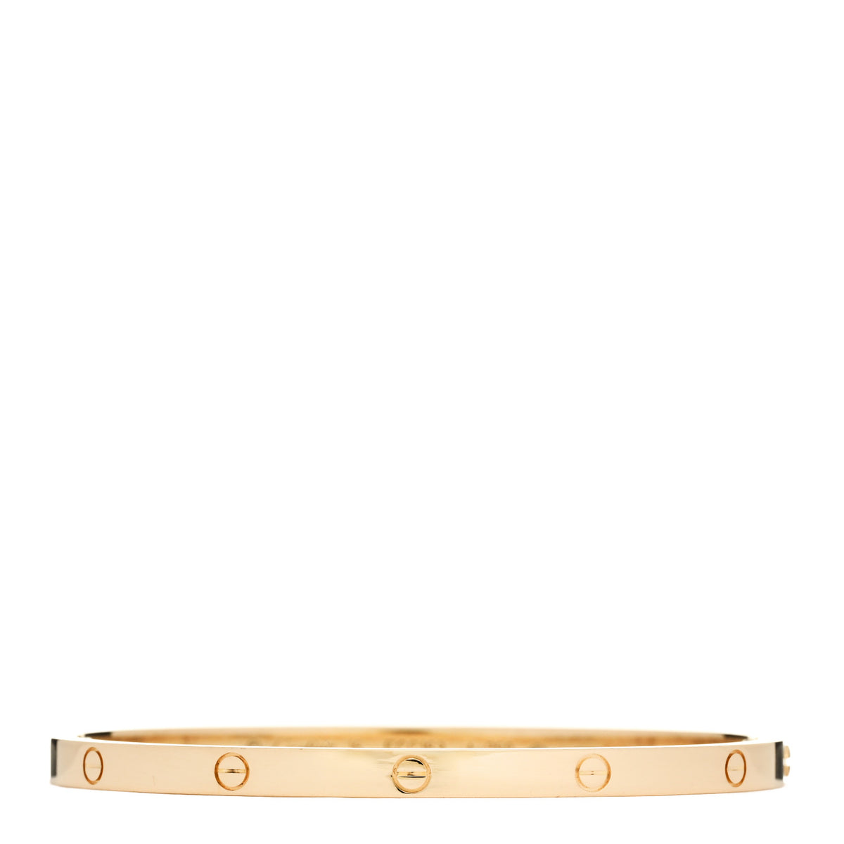 18K Yellow Gold Small LOVE Bracelet 16