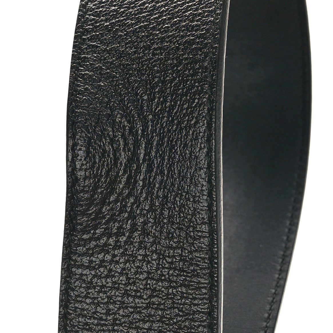 Gucci Textured Dollar Calfskin Double G 40mm Belt 110 44 Black 6 of 6