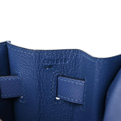 Hermes Epsom Kelly Sellier 32 Bleu Brighton 10 of 21