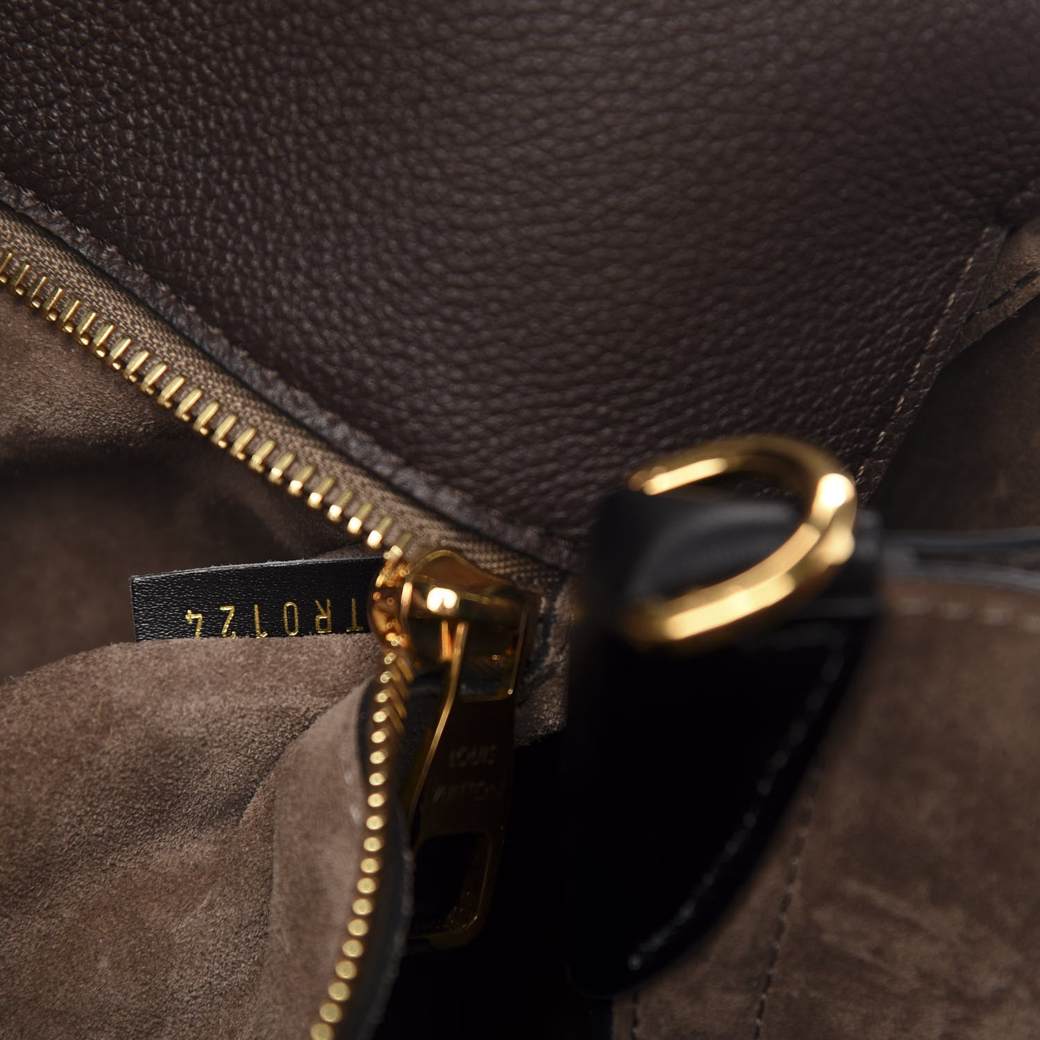 Louis Vuitton Veau Cachemire Monogram Tote W PM Chocolate 9 of 10