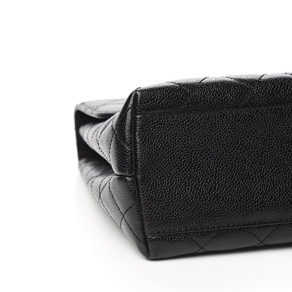 Chanel Caviar Quilted Jumbo Kelly Flap Black 8 of 10