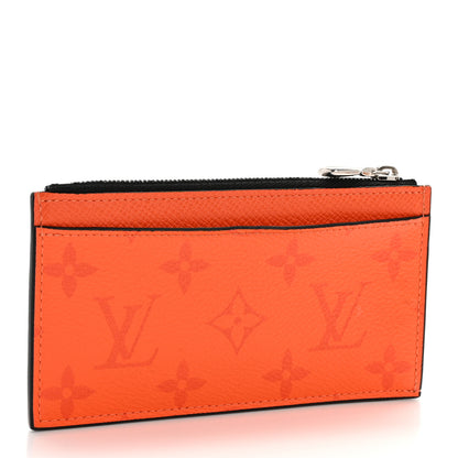 Louis Vuitton Taigarama Coin Card Holder Orange 6 of 13