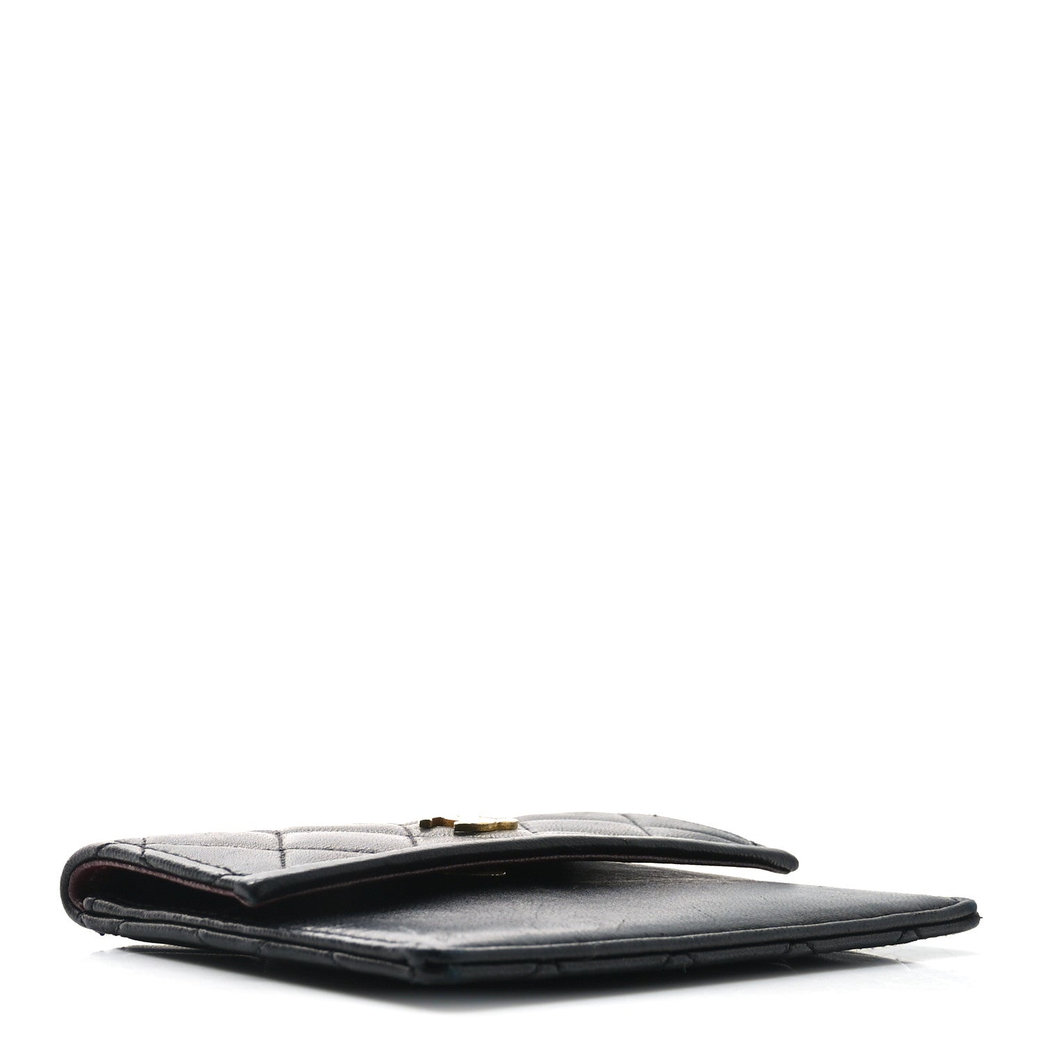 Chanel Lambskin Quilted Coin Purse Black 4 of 7