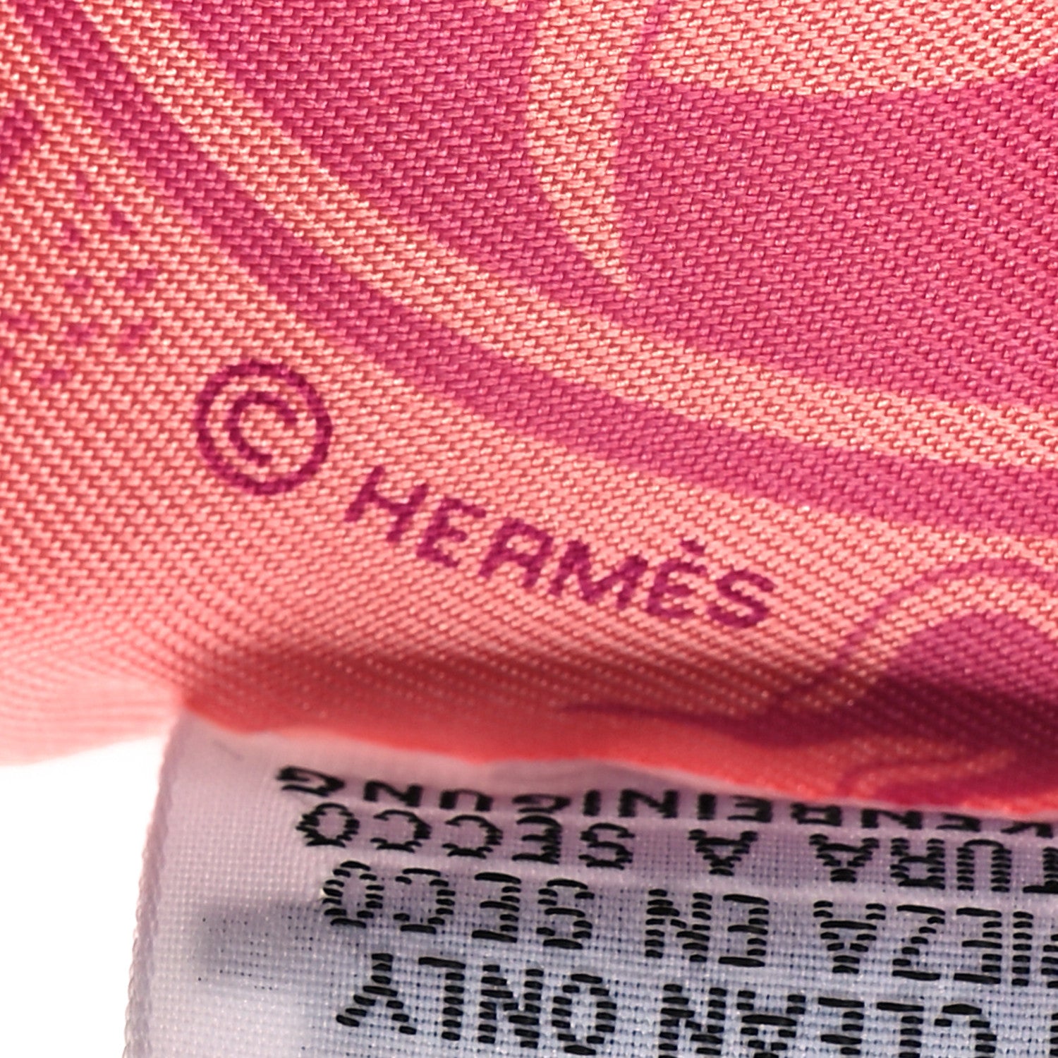Hermes Silk Ex-Libris Les Parisiennes Twilly Rose Malabar Jaune 4 of 4