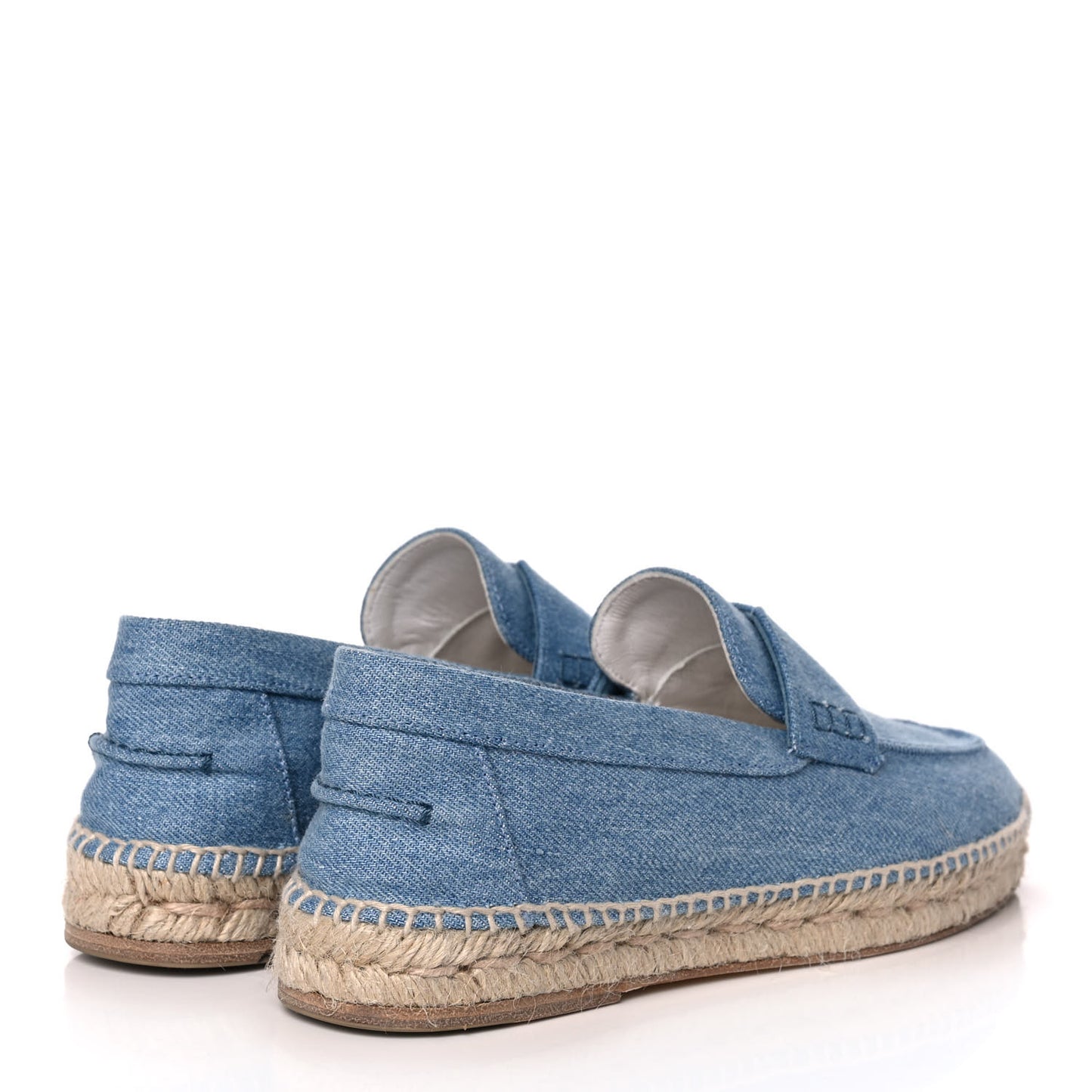 Denim Canvas Womens Trip Espadrilles 37 Bleu Clair
