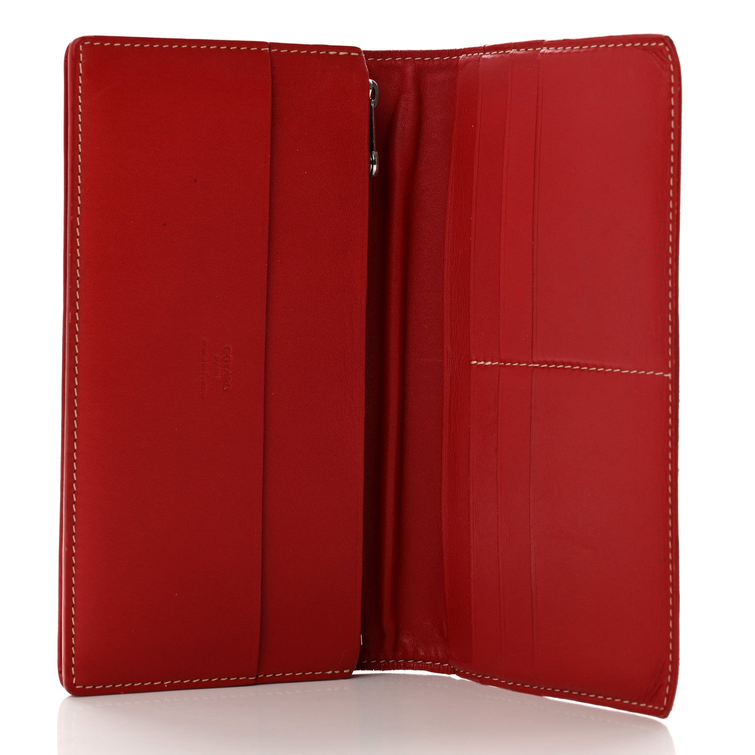 Goyard Goyardine Long Bi-Fold Wallet Red 5 of 8