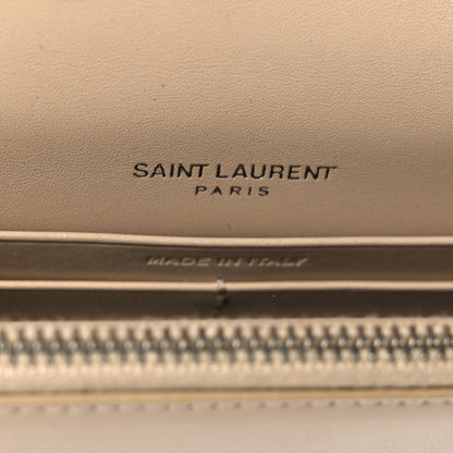 Saint Laurent Smooth Calfskin Classic Monogram Kate Tassel Chain Wallet Nude Powder 5 of 10