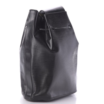 Louis Vuitton Epi Sac D'Epaule GM Black 4 of 17