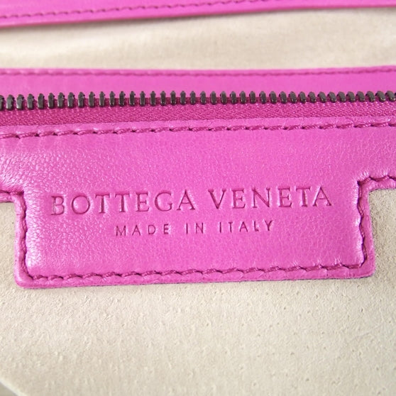 Woven Leather Doctor Bag Pink