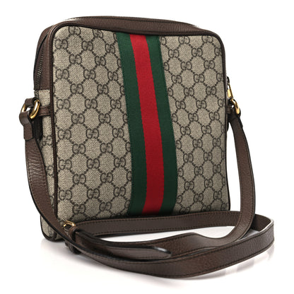 Gucci GG Supreme Monogram Web Small Ophidia Messenger Bag Brown 3 of 10