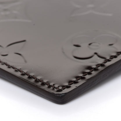 Louis Vuitton Vernis Pershing Square Clutch GM Rouge Fauviste 10 of 11