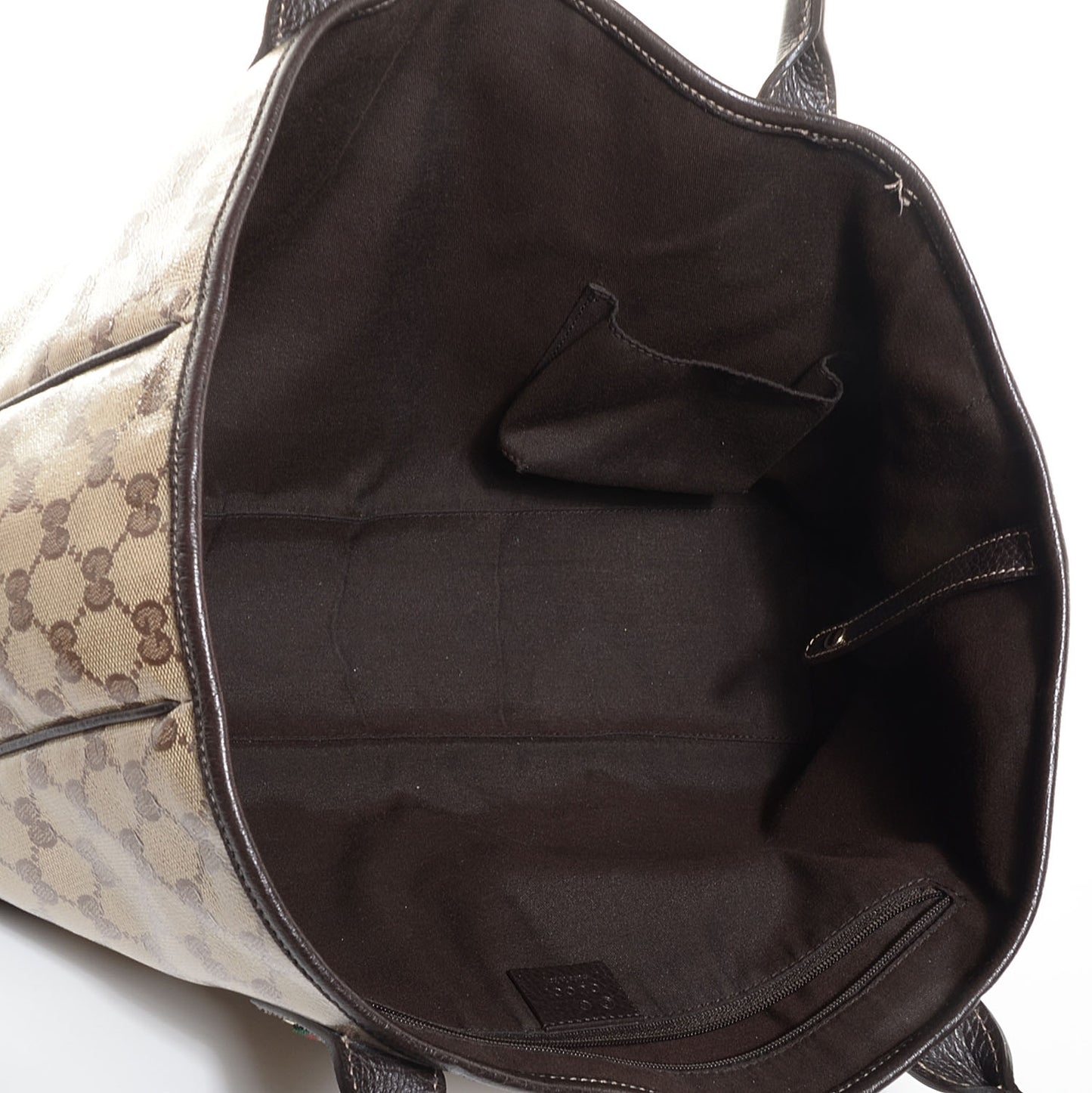 Crystal Monogram Medium Princy Tote Dark Brown