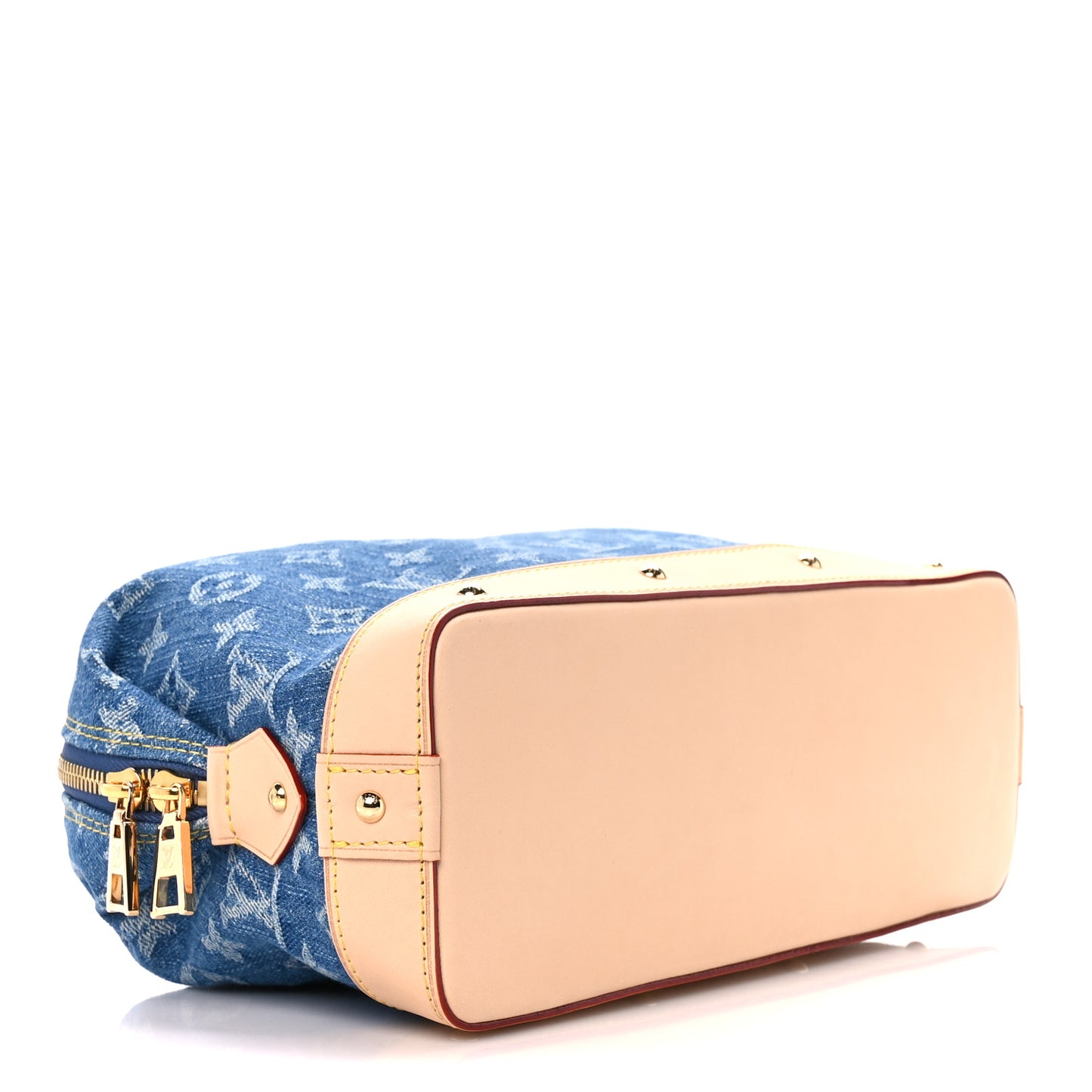 Monogram Denim Pochette Cosmetique GM Denim Blue