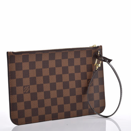 Louis Vuitton Damier Ebene Neverfull MM GM Pochette 3 of 7