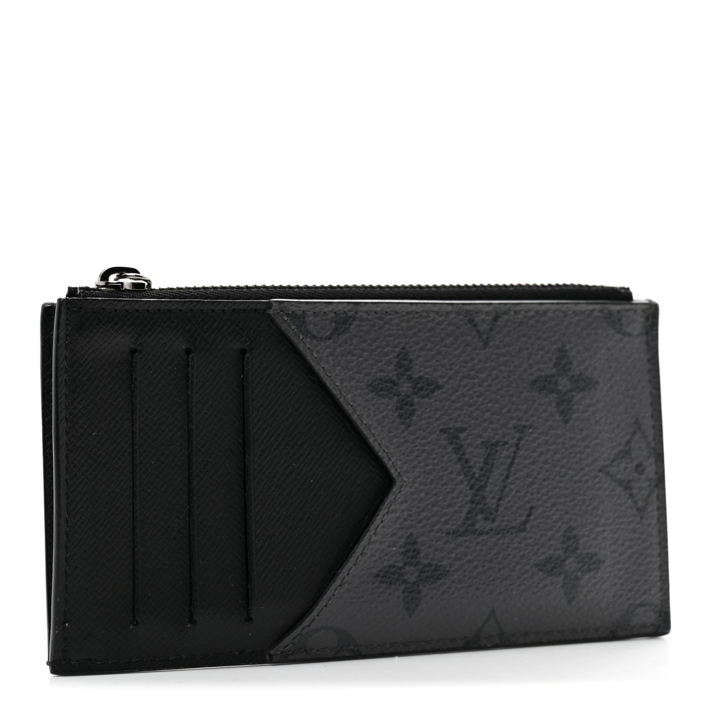 Reverse Monogram Eclipse Taiga Coin Card Holder