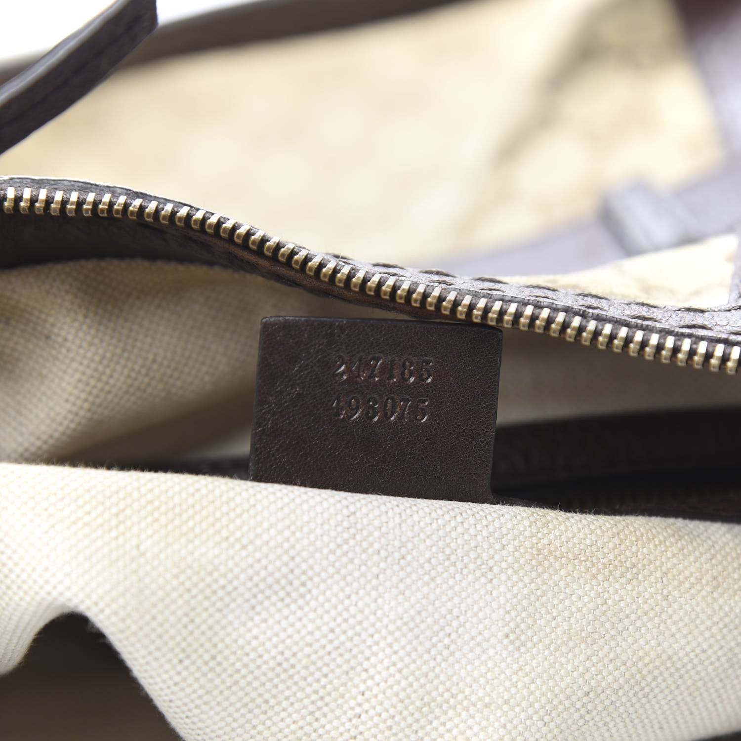 Gucci Monogram Medium GG Running Hobo Dark Brown 10 of 13