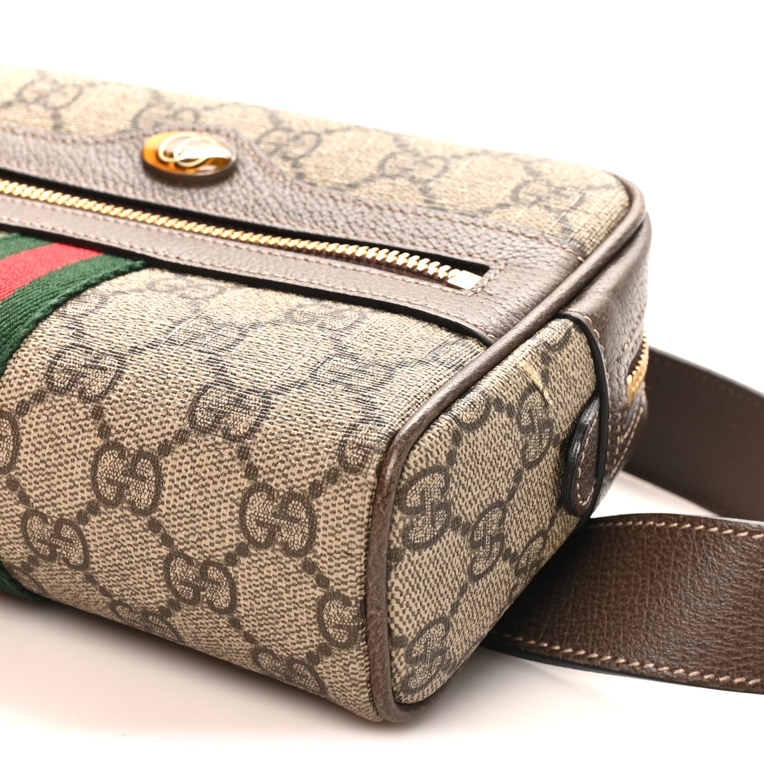 Gucci GG Supreme Monogram Web Small Ophidia Belt Bag 85 34 Dark