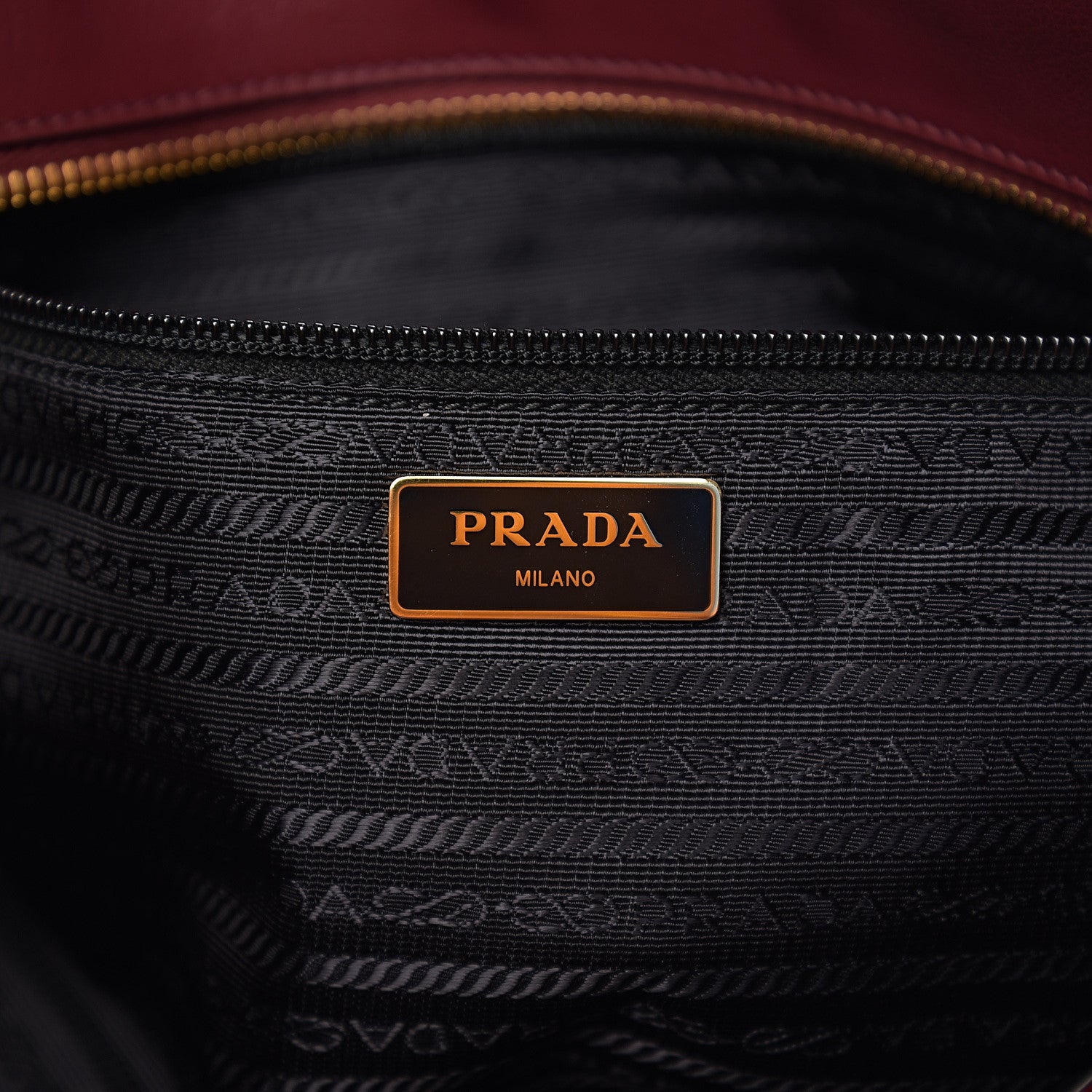 Prada Glace Calfskin City Calfskin Tote Cerise 5 of 8