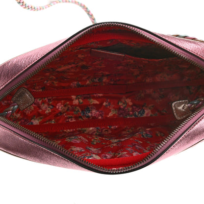 Gucci Laminated Nappa Trapuntata Small Zumi Shoulder Bag Rosa Lago Rame 5 of 10