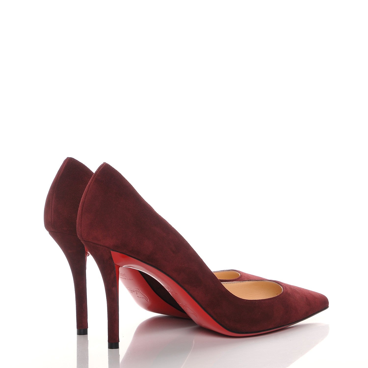 Christian Louboutin Suede Apostrophy 85 Pumps 39.5 Orthodoxe 3 of 9