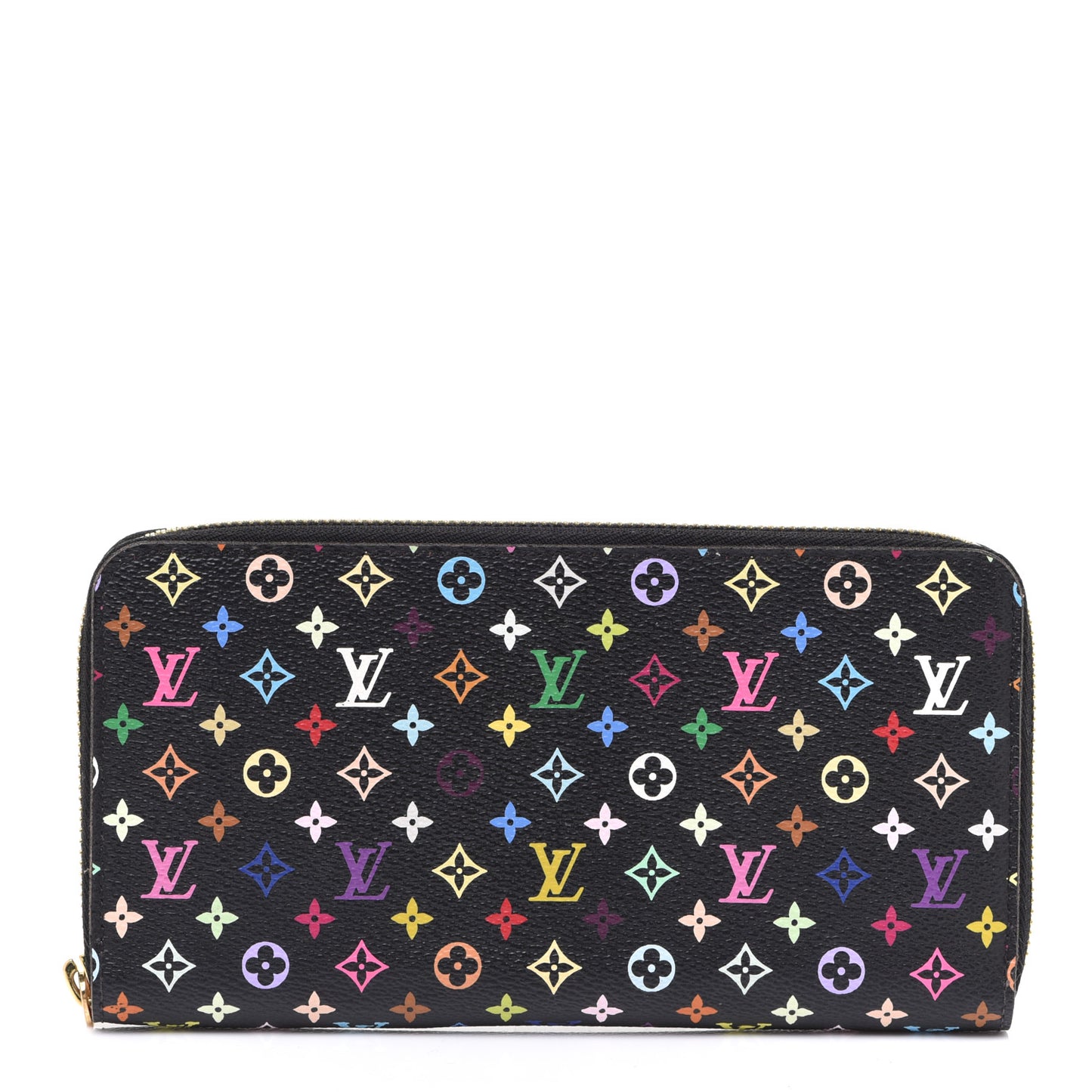 Monogram Multicolor Zippy Wallet Black Grenade