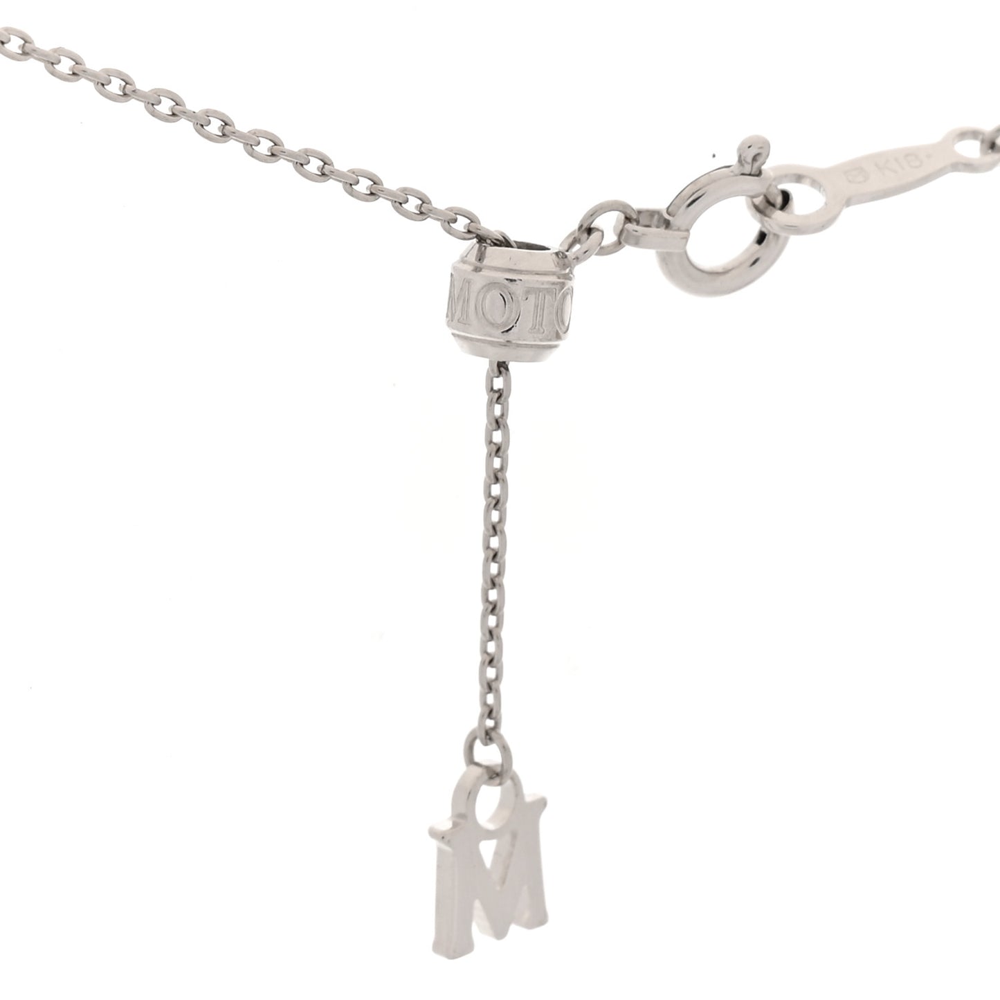 18K White Gold Akoya Cultured Pearl 5.5-7.5m Pearls in Motion Necklace