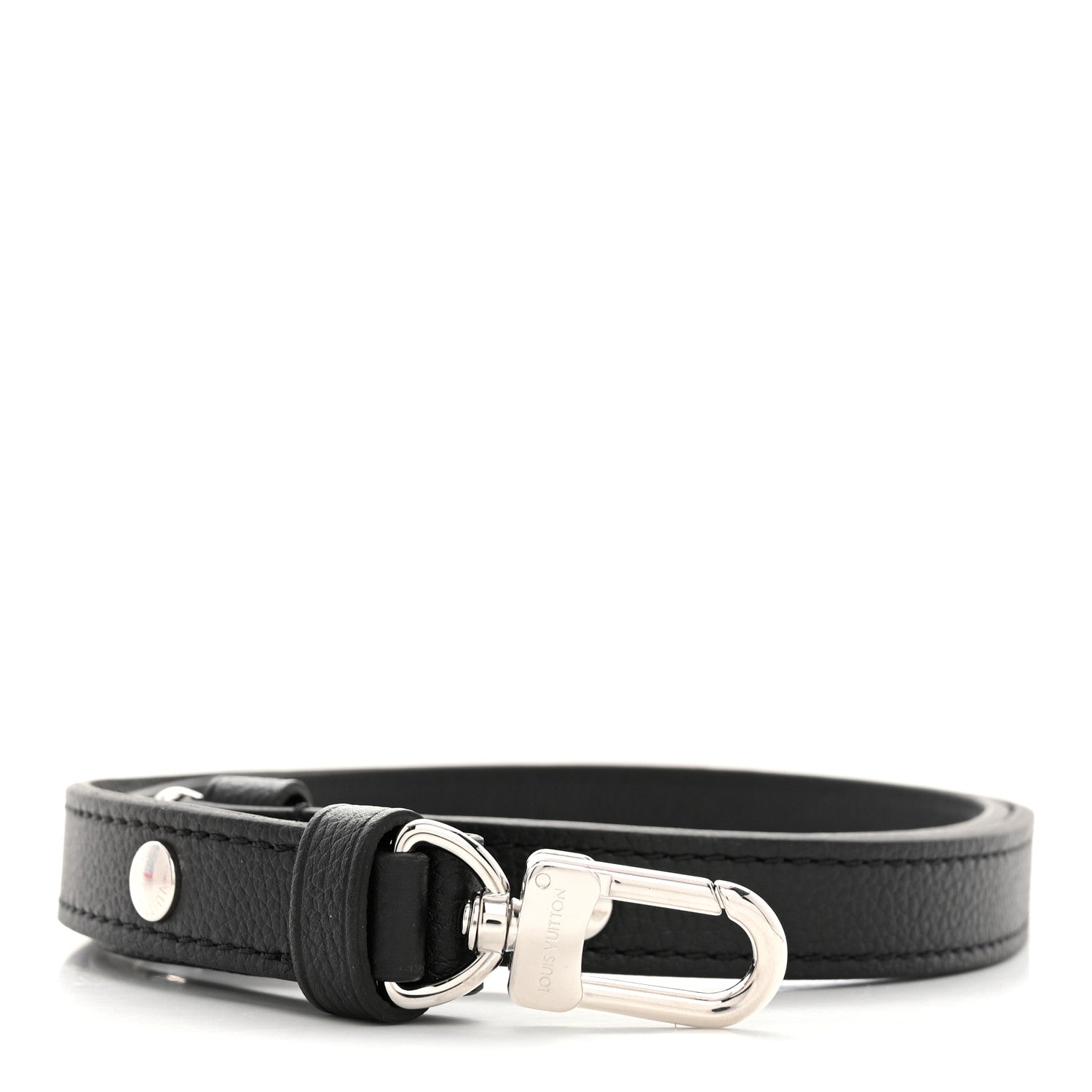 Louis Vuitton Calfskin Buci Shoulder Strap Black 1 of 4