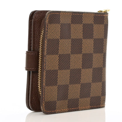 Louis Vuitton Damier Ebene Zippe Zipped Compact Wallet 2 of 6