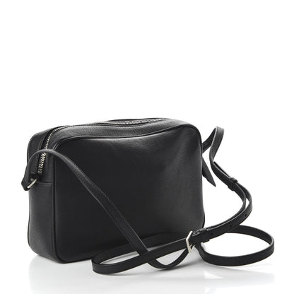 Saint Laurent Lambskin Monogram Small Lou Camera Bag Black 3 of 10